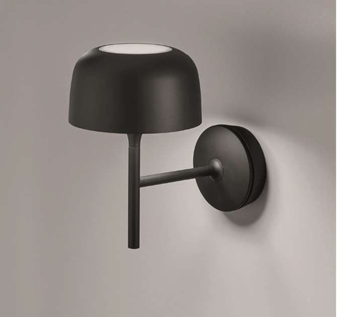 bol væglampe m grå baggr